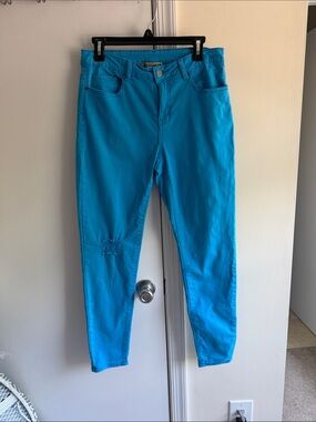 Bright Turquoise Skinny Jeans